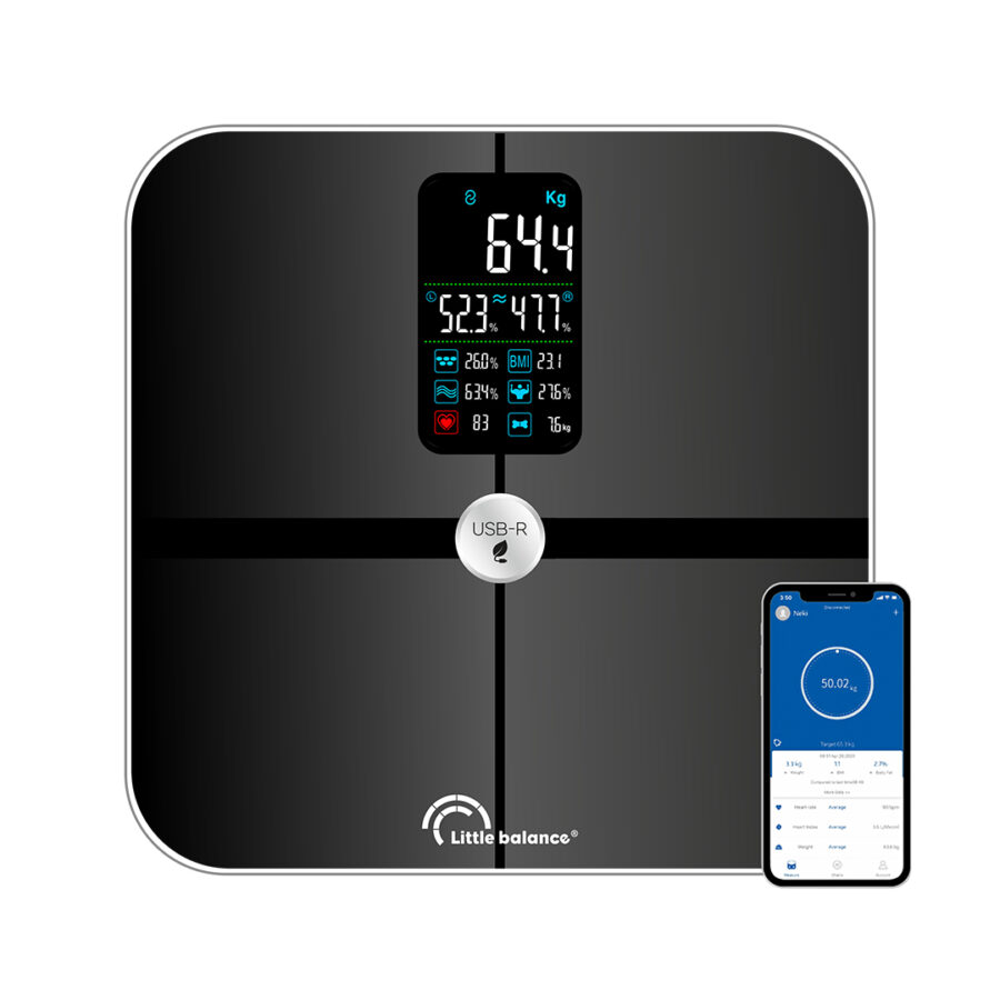 8676 | Badevægt med app FITDAYS