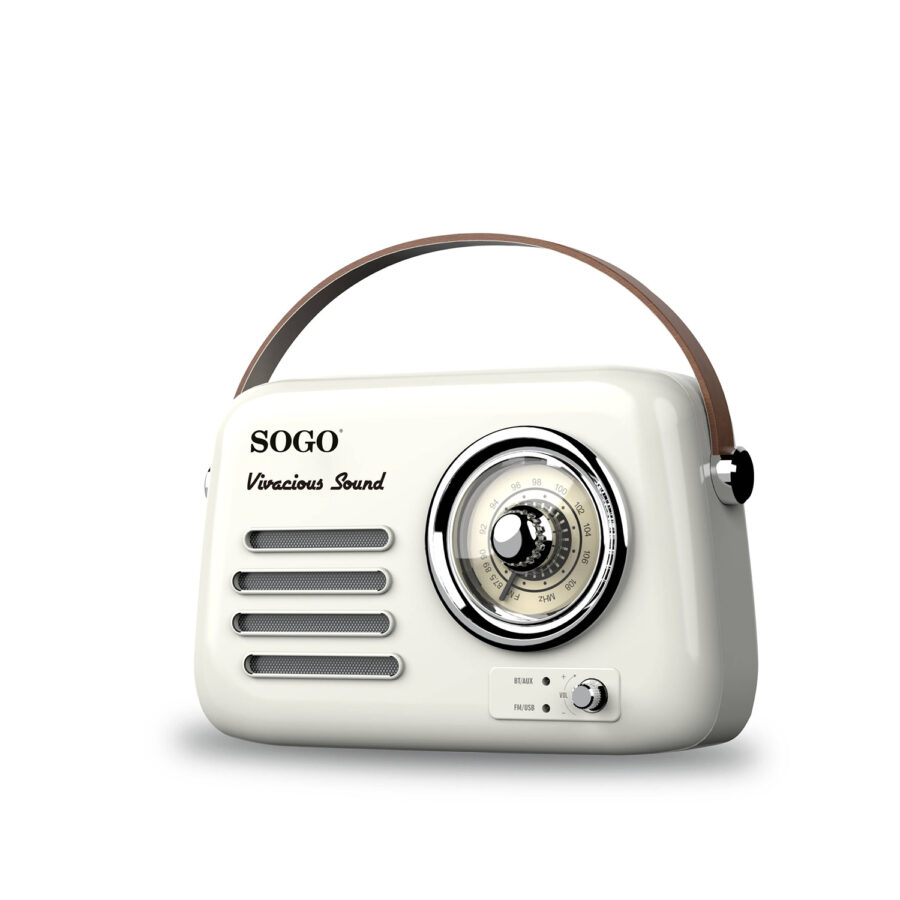 RAD-SS-8640 | Retro Radio Beige