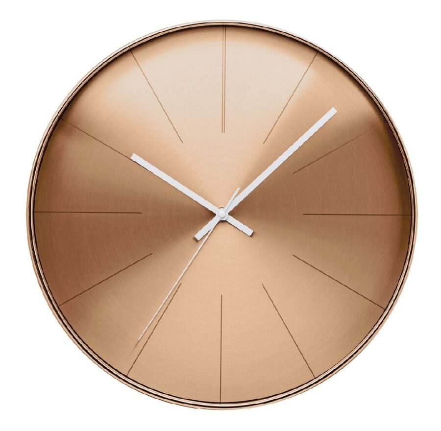 WT 2410 Bronze | Technoline kvarts vægur Ø39cm