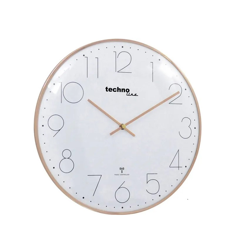 WT 8235 bronze | Radiostyret vægur Bronze Ø35cm