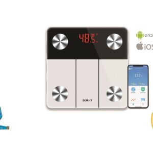 BAB-SS-2900 | Elektronisk Bluetooth badevægt