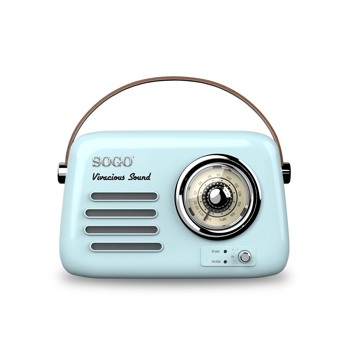 RAD-SS-8635 | Retro Radio himmelblå